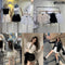 Ladies Lacey Layered Mini Skirts